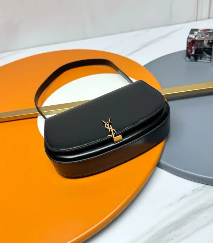 YSL Premium Black Leather Bag