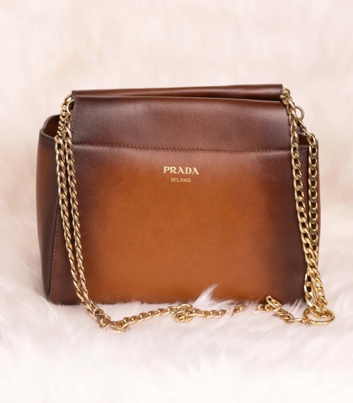 Prada Brand Premium Leather Shoulder Bag